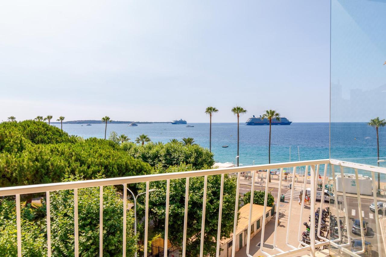 Vue Mer Exceptionnelle Sur Plage Du Midi En 1Re Ligne- 2 Chambres Cannes Ngoại thất bức ảnh